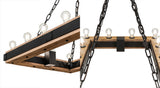 45"L Dowling 16 Lt Oblong Chandelier