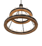 48"W Dowling 28 Lt Two Tier Chandelier