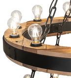 48"W Dowling 28 Lt Two Tier Chandelier