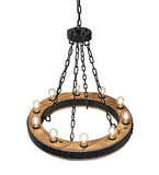 30"W Dowling 10 Lt Chandelier