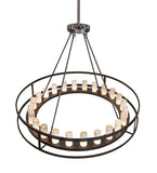 60"W Loxley Golpe 24 Lt Chandelier