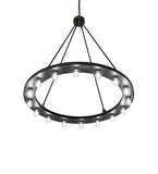 48"W Loxley 16 Lt Chandelier