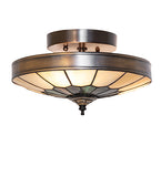 10"W Vincent Honeycomb Semi-Flush Mount