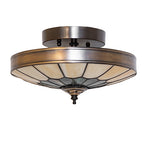 10"W Vincent Honeycomb Semi-Flush Mount