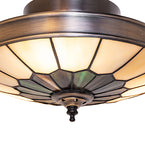 10"W Vincent Honeycomb Semi-Flush Mount