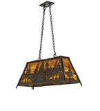 36"L Tall Pines Oblong Pendant
