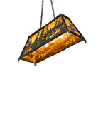 36"L Tall Pines Oblong Pendant