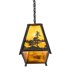 36"L Tall Pines Oblong Pendant