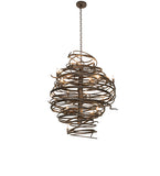 36"W Cyclone 18 Lt Chandelier

