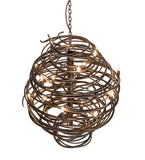 36"W Cyclone 18 Lt Chandelier