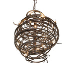 36"W Cyclone 18 Lt Chandelier
