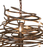 36"W Cyclone 18 Lt Chandelier
