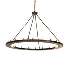 60"W Loxley 20 Lt Chandelier