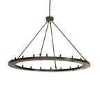 60"W Loxley 20 Lt Chandelier