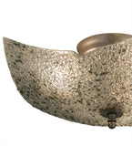 16"Sq Metro Fusion Moonscape Flush Mount