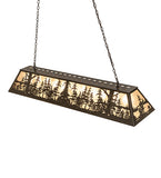 72"L Tall Pines Oblong Pendant