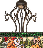 20"W Romance Rose Inverted Semi-Flush Mount