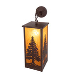 10"W Hyde Park Tall Pines Wall Sconce