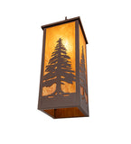 10"W Hyde Park Tall Pines Wall Sconce