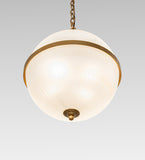 19"W Ovum Aquinum Pendant