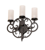 16.5"W Ashley 3 Lt Wall Sconce
