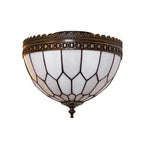 12"W Vincent Honeycomb Flush Mount