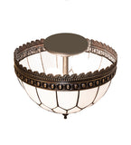 12"W Vincent Honeycomb Flush Mount