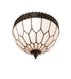 12"W Vincent Honeycomb Flush Mount
