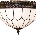 12"W Vincent Honeycomb Flush Mount