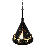 16"W Teepee W/Buffalo Pendant