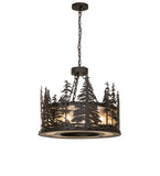 30"W Tall Pines Pendant