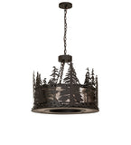 30"W Tall Pines Pendant