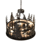 30"W Tall Pines Pendant