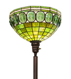 62"H Tiffany Turtleback Torchiere