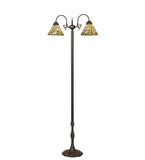 70"H Willow Jadestone 2 Lt Floor Lamp