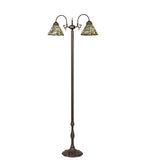 70"H Willow Jadestone 2 Lt Floor Lamp