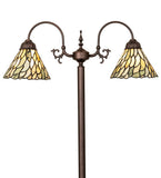 70"H Willow Jadestone 2 Lt Floor Lamp