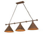 52"L Zahav 3 Lt Island Pendant
