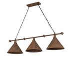 52"L Zahav 3 Lt Island Pendant