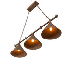 52"L Zahav 3 Lt Island Pendant
