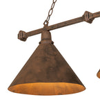 52"L Zahav 3 Lt Island Pendant