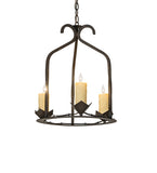 17"W Aviary 3 Lt Chandelier