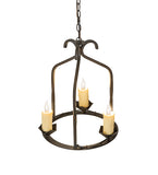 17"W Aviary 3 Lt Chandelier