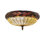 13"W Acorn Flush Mount