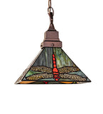 10"Sq Prairie Dragonfly Pendant