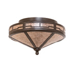16" Wide Bungalow Valley View Flush Mount