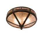 16" Wide Bungalow Valley View Flush Mount