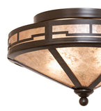 16" Wide Bungalow Valley View Flush Mount