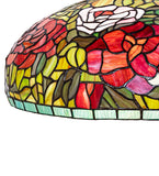 17"W Tiffany Peony Pendant