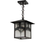 9"Sq Seneca Hill Top Outdoor Pendant